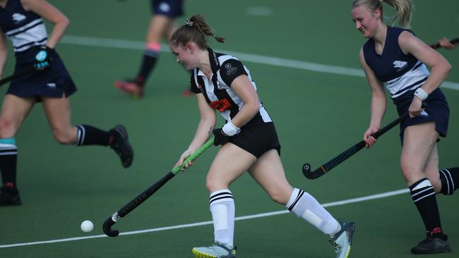 Port’s Juliet Mallinson has scored a huge 19 goals in 12 appearances this year. Picture: Dean Martin