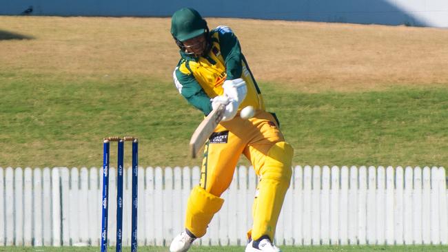 Cody Filewood featured in the top 5 of both the batting and bowling totals for Mackay Cricket’s first grade one-day competition. Picture: Michaela Harlow