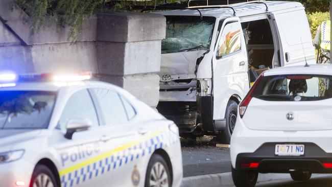 Fatal car collision in on Risdon Road, New Town.