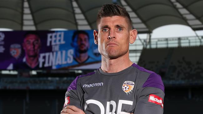 Perth Glory goalkeeper Liam Reddy is preparing to play in his first grand final after 13 seasons in the A-League. Picture: Getty Images
