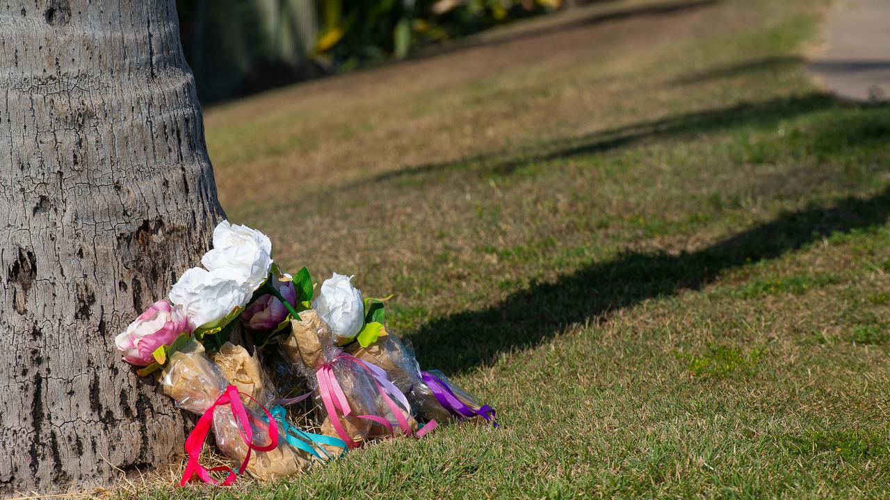 The family of Ngeygo Ragurrk invited the coronial inquest to take part in a ceremony at Mindil Beach, where on December 23 2019 the 40-year-old was killed by her partner Garsek Nawirridj. Picture: Pema Tamang Pakhrin