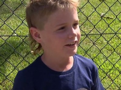 Young Henry Costello said he ‘just felt like scooting’. Picture: 9News