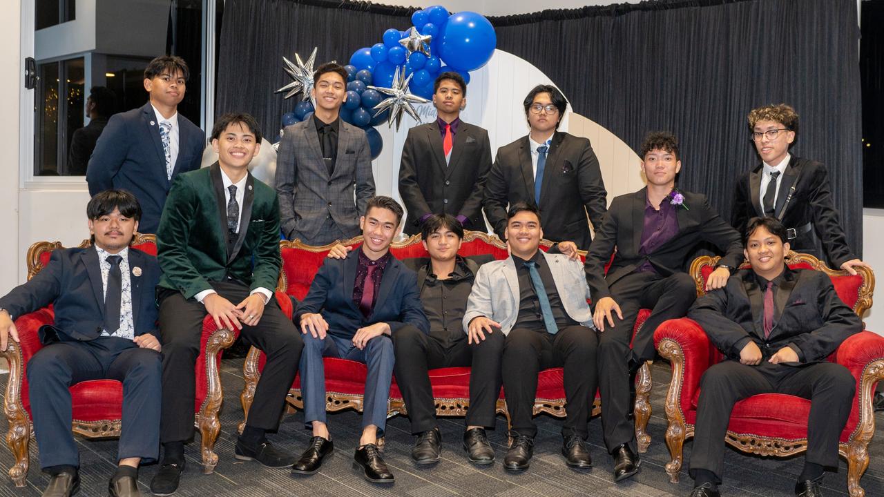 Jonass Acibar, Rafael Decano, Reynan Mayores, Patrick Real, Dean Rome Contemplacion, Ronald Silvania, Carl Daveed Rioveros, Felix Sumpay, Alex Wright, Christian Jeco and John Santiago at Mackay State High School, Mackay Turf Club Saturday 14 October 2023 Picture: Michaela Harlow