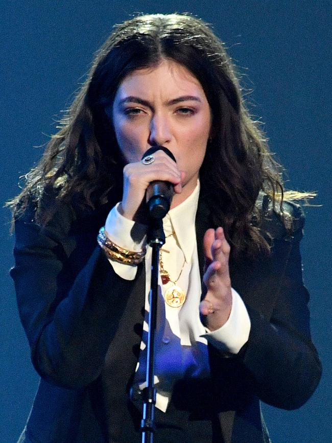 Lorde on stage in New York in 2018. Picture: Getty Images