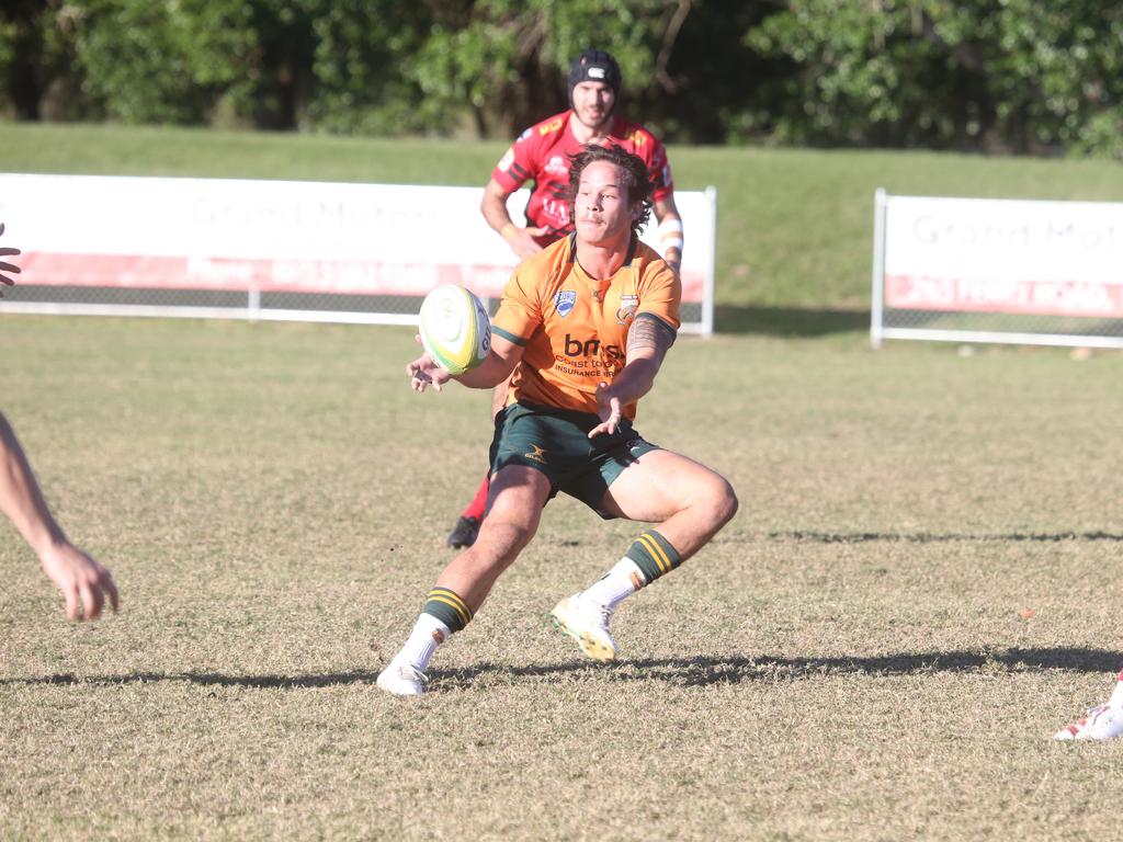 GCDRU grand final rematch, round 9. Surfers Paradise Dolphins v Griffith Uni Colleges Knights. June 8 2024, picture: Richard Gosling