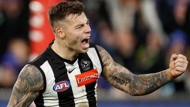 Jamie Elliott is among the Pies’ offensive thrillseekers. Picture: AFL Photos/Getty Images