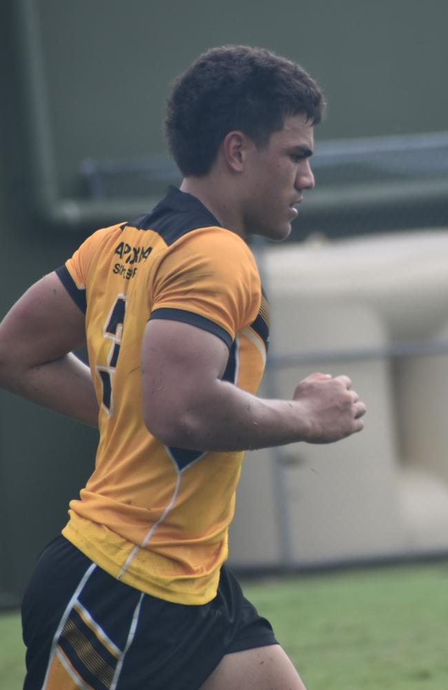 Capricornia centre Leo Fanuatanu produced a strong showing at the championships.