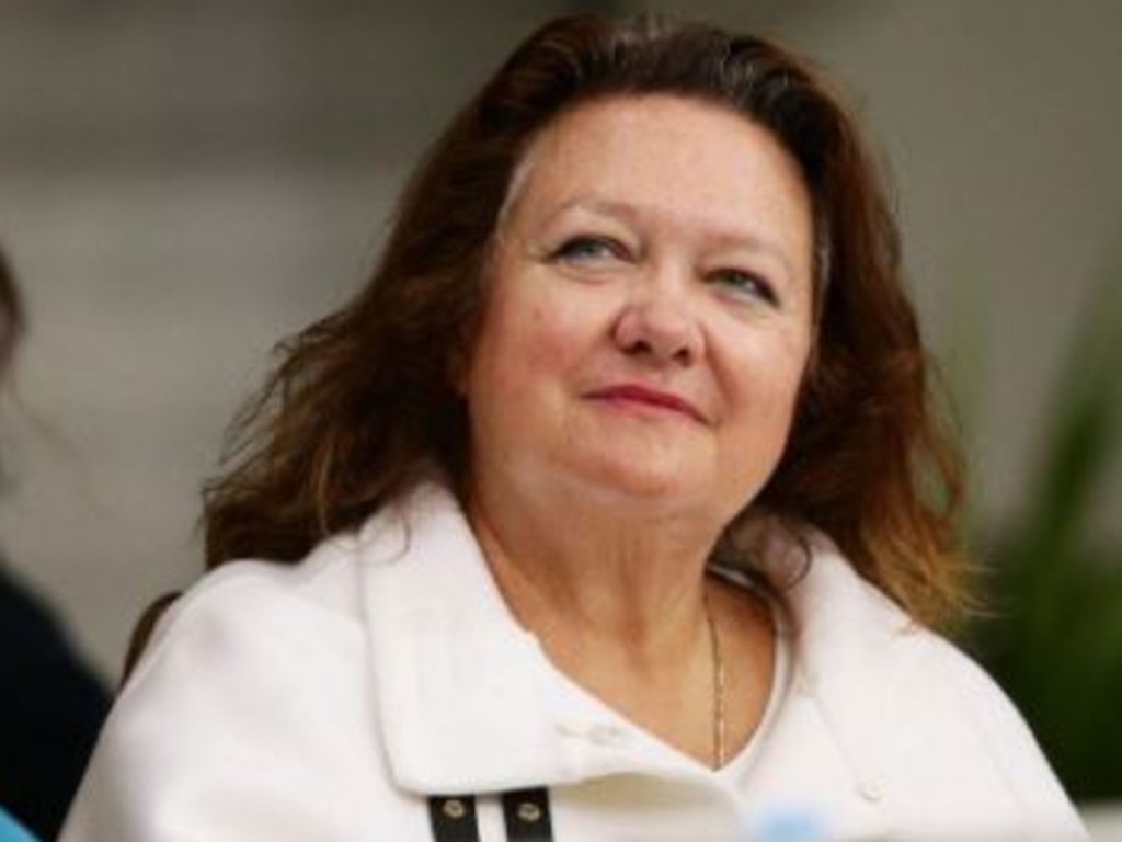 Gina Rinehart. Picture: Getty Images