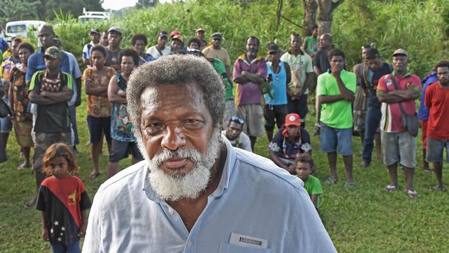 ‘Because of this asylum thing, Manus has been branded as a hellhole’ ... PNG Speaker and Manus island MP Job Pomat. Picture: Brian Cassey. 