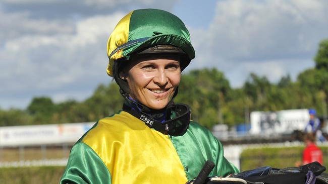 Simone Montgomerie was dominant in the jockey premiership in what would be her final season. Picture: Elise Derwin