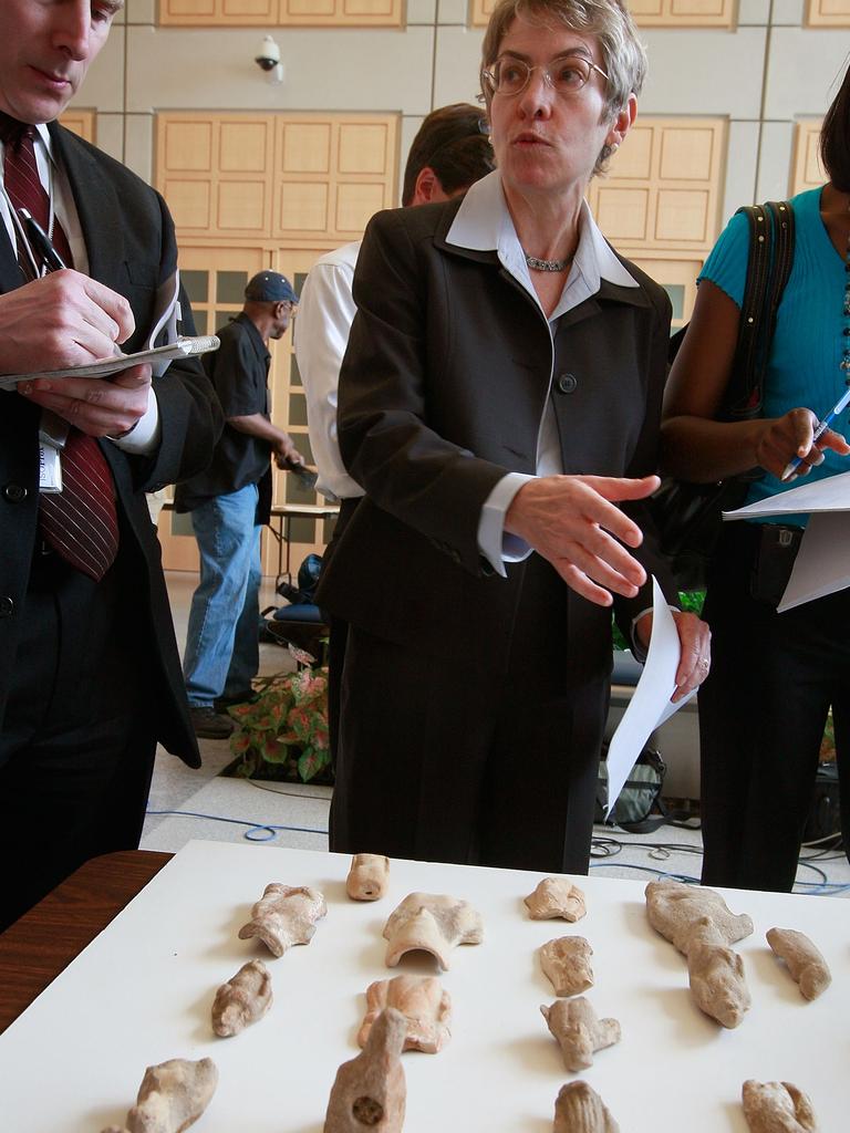 The FBI returned 1600 stolen artefacts to the Italian Govrenment. Picture: Scott Olson/Getty Images