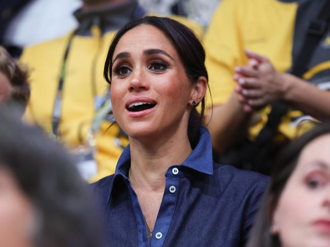 Meghan was scrubbed from the schedule and then arrived three days into the Invictus Games. Picture: Chris Jackson/Getty Images for the Invictus Games Foundation