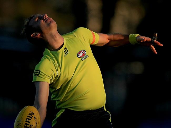 2017 VFL Football Round 9. Richmond V Geelong at Punt Road Oval. Generic VFL Umpire. Picture: Mark Stewart