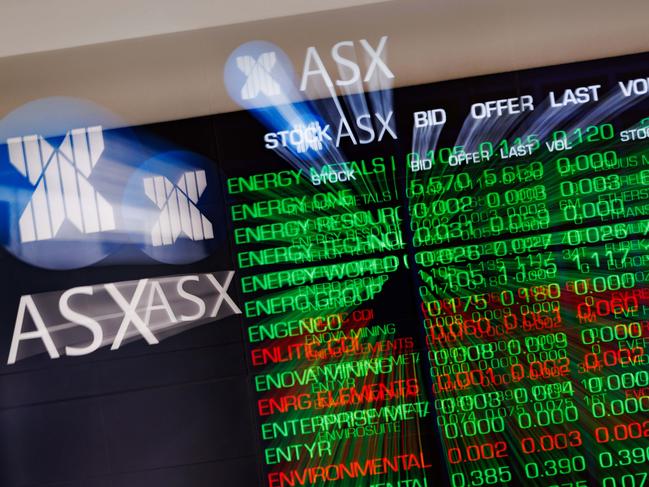 SYDNEY, AUSTRALIA - NewsWire Photos, October 29 2024. GENERIC. Stocks. Finance. Economy. Stock price ticker of the Australian Stock Exchange, ASX, at their offices on Bridge Street. Picture: NewsWire / Max Mason-Hubers