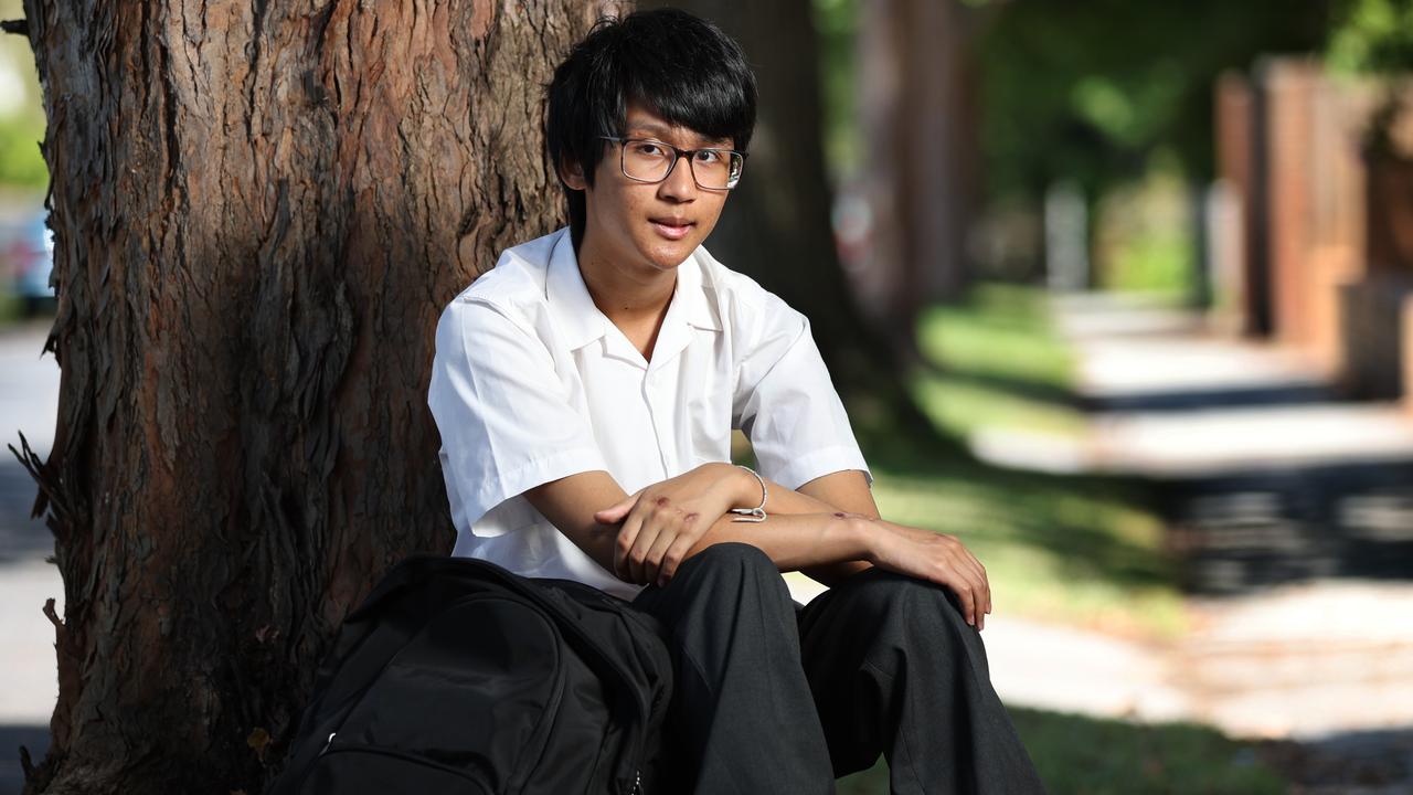 Glen Eira College student Benjamin Phikhohpoom was abducted while walking home from school in September 2023. Picture: David Caird