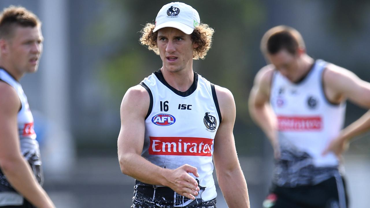 Chris Mayne returns for Collingwood in Round 6. (AAP Image/Julian Smith) NO ARCHIVING