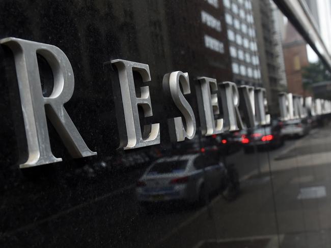 The signage of the Reserve Bank of Australia is seen on the building in Sydney on Tuesday, Aug. 2, 2016. (AAP Image/Paul Miller) NO ARCHIVING