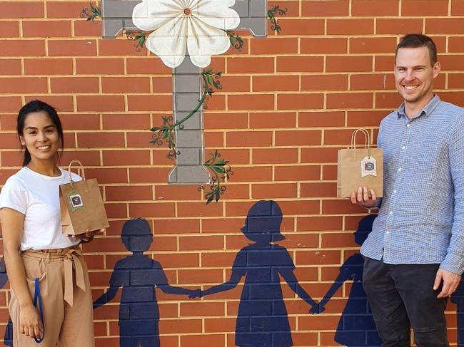 St John the Baptist Catholic School received goodies from the Parents and Friends Committee. Picture: Supplied