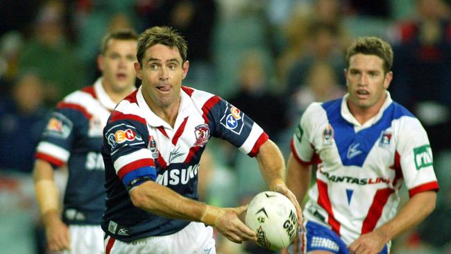 Brad Fittler in his playing days with the Roosters. Picture: Mark Evans