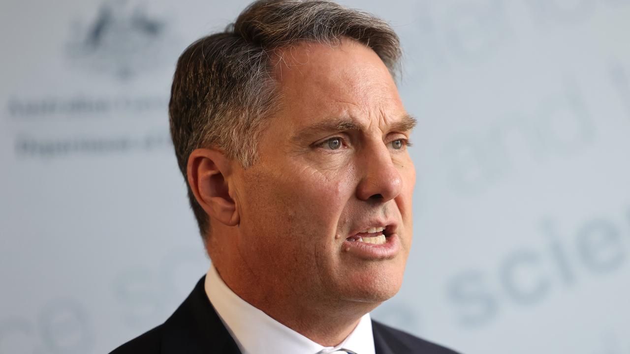 Australian Deputy Prime Minister and Defence Minister Richard Marles has made clear a priority is to get the subs as soon as we can. Picture: NCA NewsWire / David Mariuz