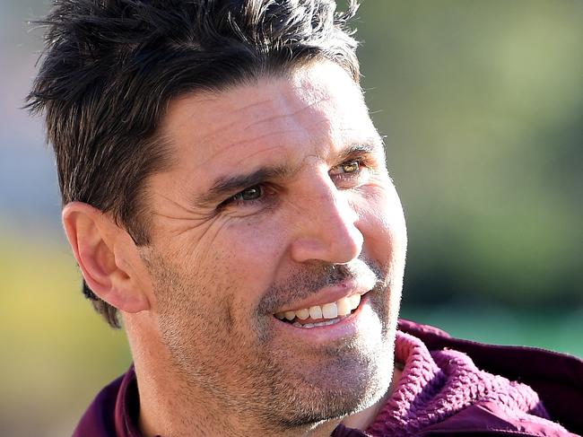 Manly-Warringah Sea Eagles coach Trent Barrett arrives to speak to media at Lottoland, in Sydney, Thursday, August 16, 2018. (AAP Image/Dan Himbrechts) NO ARCHIVING