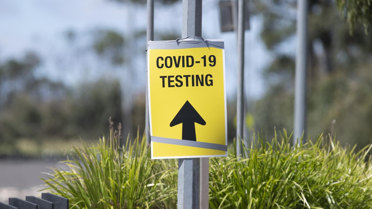 Darling Downs Health has announced the permanent closure of the drive-through COVID-19 testing centre at the BP Westbound Truckstop at Charlton just west of Toowoomba. Picture: Nev Madsen.