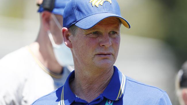 Michael Prior, West Coast Eagles AFLW coach. Picture: Getty Images