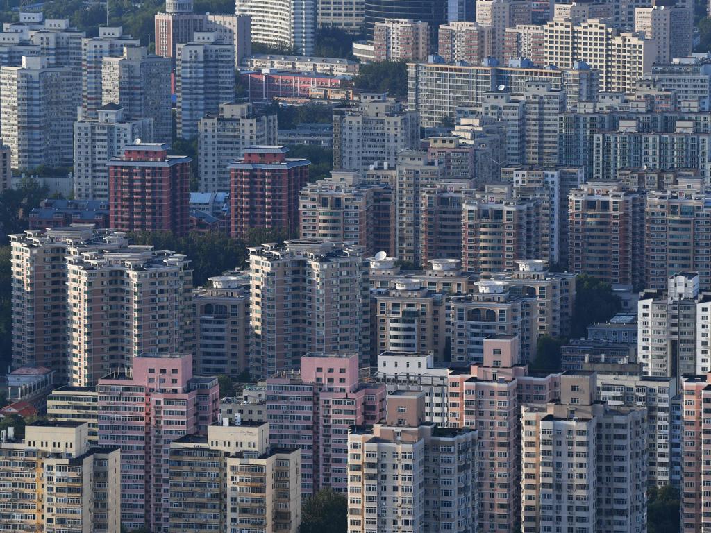 China’s real estate sector is in crisis. Picture: Greg Baker / AFP