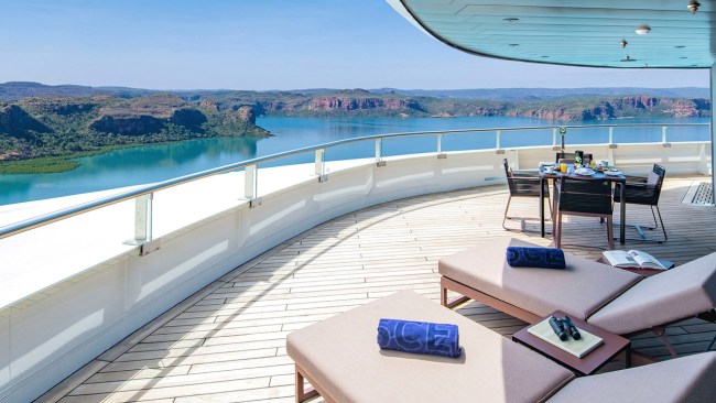 Luxury discovery yacht Scenic Eclipse.
