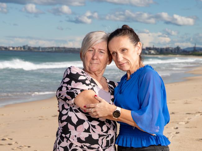 Peggy Kotevski with her daughter Carolina Kotevski . Peggy's daughter Gordana Kotevski went missing in Newcastle in 1994. Picture Ryan Osland