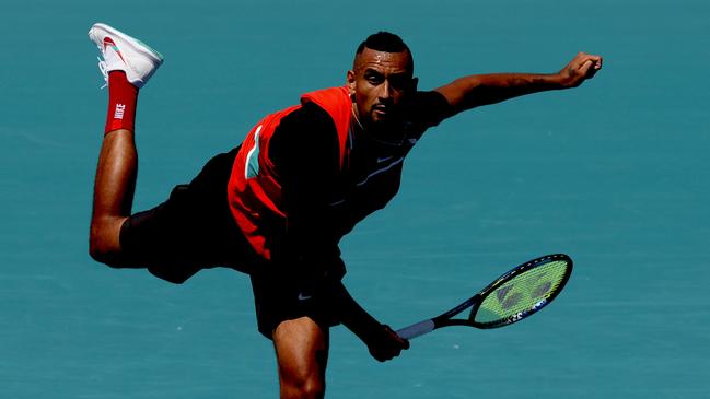 Nick Kyrgios. (Photo by Matthew Stockman/Getty Images)