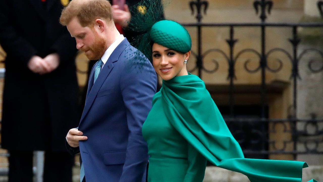 When leaving Westminster Abbey in March, the Sussexes would have dreamt of a multi-million deal like this. Picture: Tolga Akmen/AFP