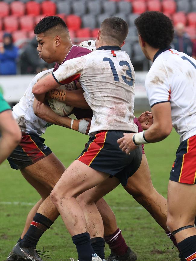 Ipswich centre Tre Fotu playing for Queensland, Picture: Liam Kidston