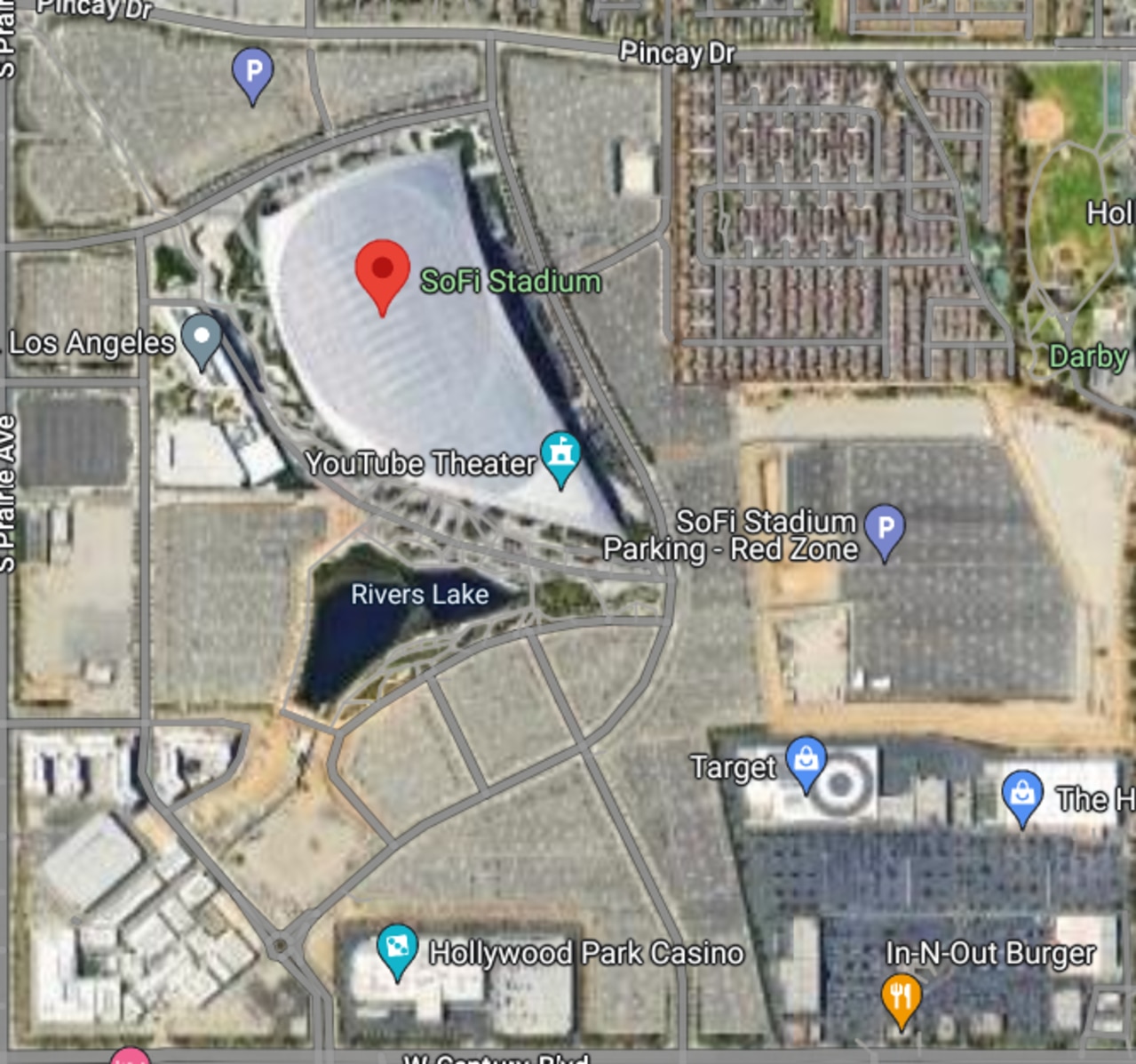 Good luck finding your car after a visit to California’s SoFi Stadium.