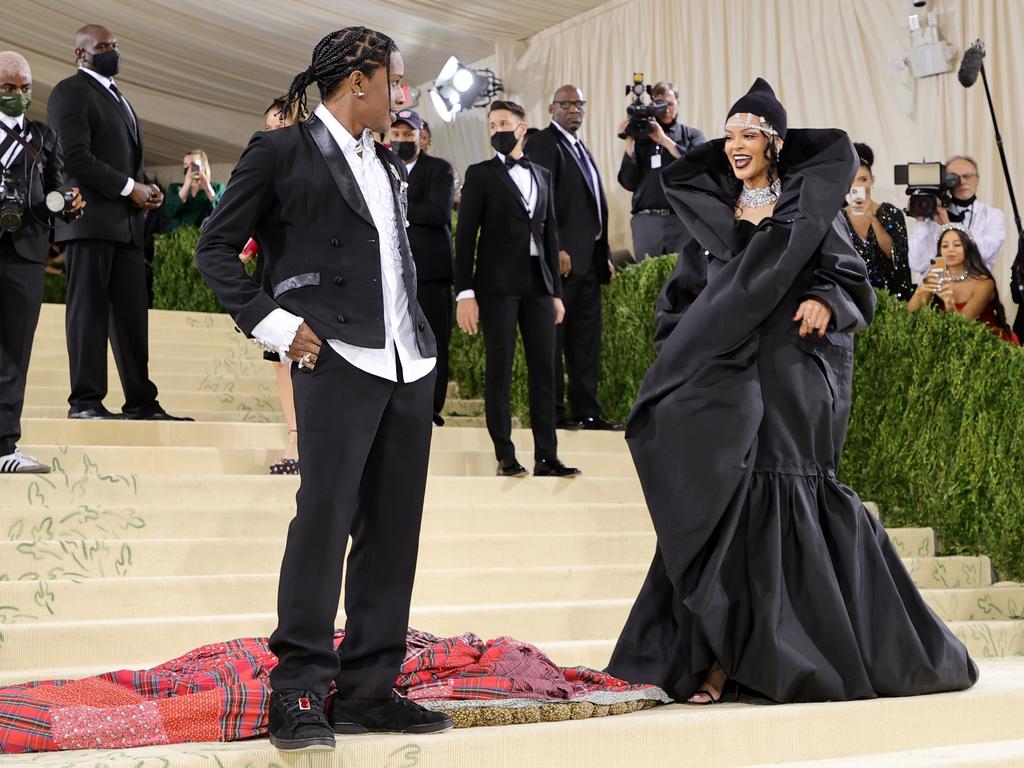 Turns out, ASAP Rocky was wearing a suit after all. Picture: Getty Images