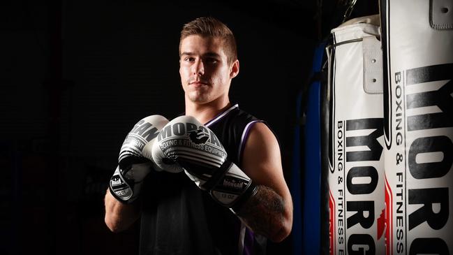 Rising boxing talent Bryce Schafer. Picture: Patrick Woods.