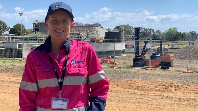 TIME OF CHANGE: Utilitas CEO Fiona Waterhouse at the Bundaberg bioHub site.