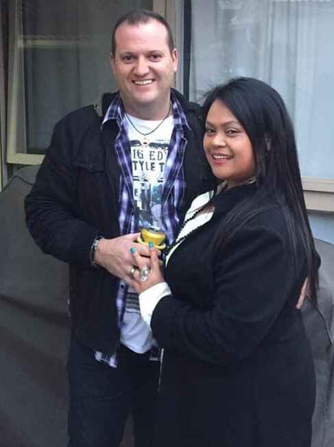 Ms Bradford and fiance Robert Smith.