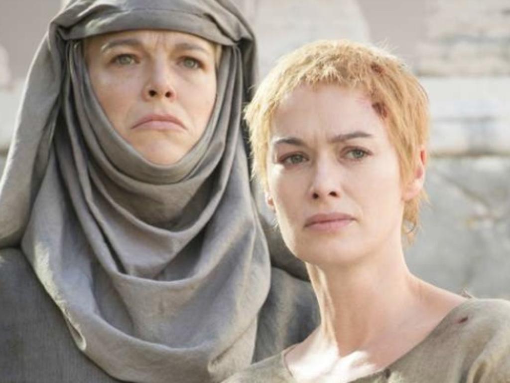 Waddingham with Lena Headey, who played Cersei.