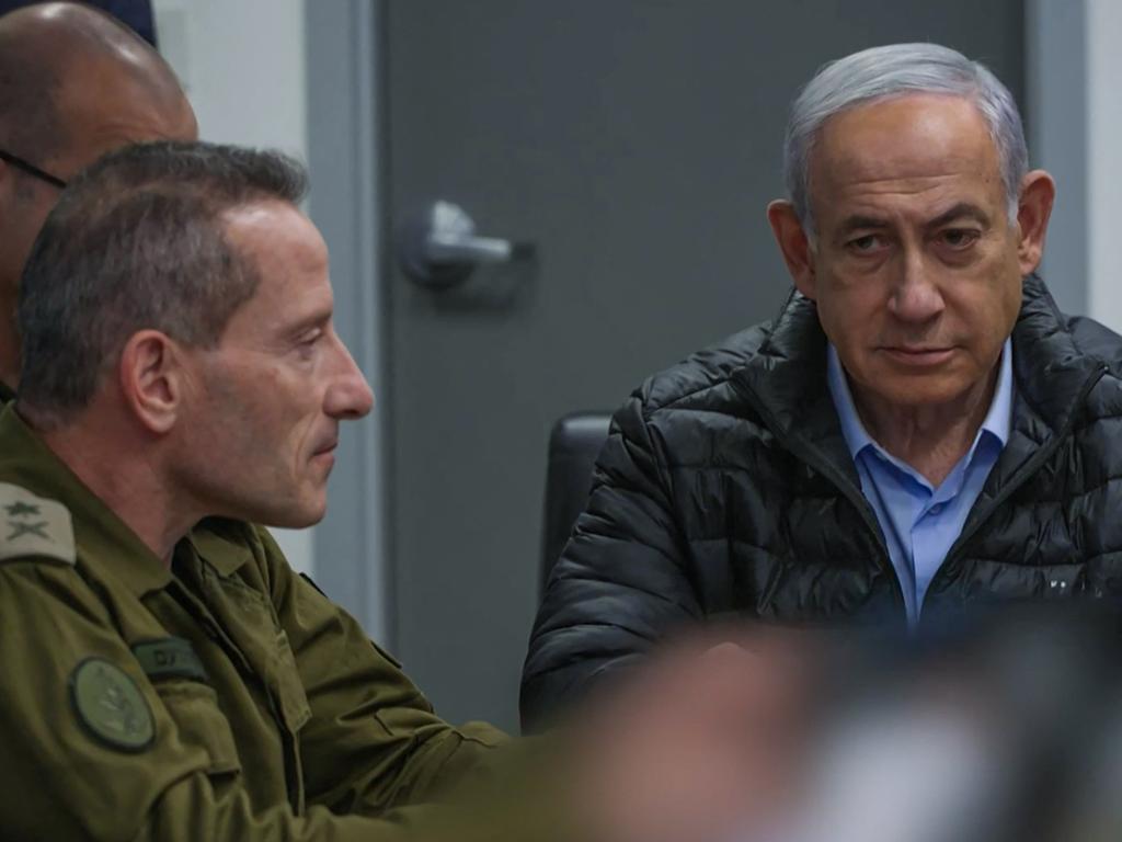 Israeli Prime Minister Benjamin Netanyahu, right. Picture: Handout/AFP