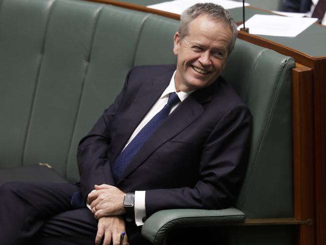 Bill Shorten in Question Time. Picture: Sean Davey.