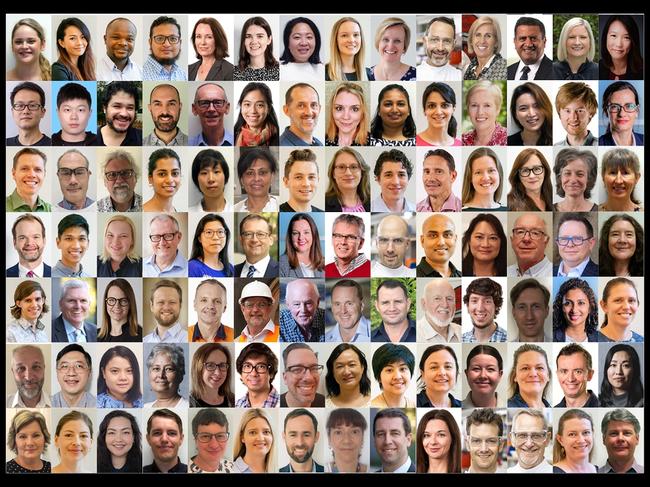 The team behind the UQ vaccine. Photo: News Corp Australia