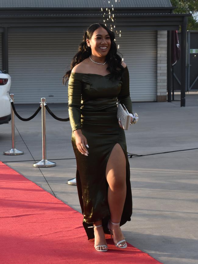 Breanna Tiata at the 2021 Bundamba State Secondary College year 12 formal, Ipswich Turf Club 17th of November 2021. Picture: Jessica Baker