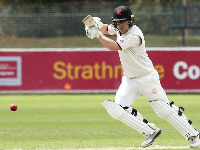 Aaron Ayre has piled on the runs in the Vic Super Slam and First XI this season. Picture: Hamish Blair