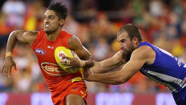 The Gold Coast Suns will host a Melbourne club in Cairns to open the season. Picture: Getty Images