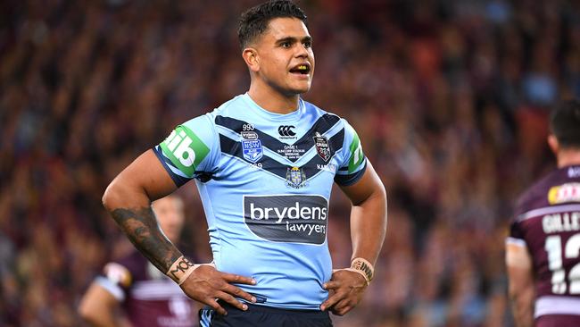 Latrell Mitchell has been axed by the Blues.