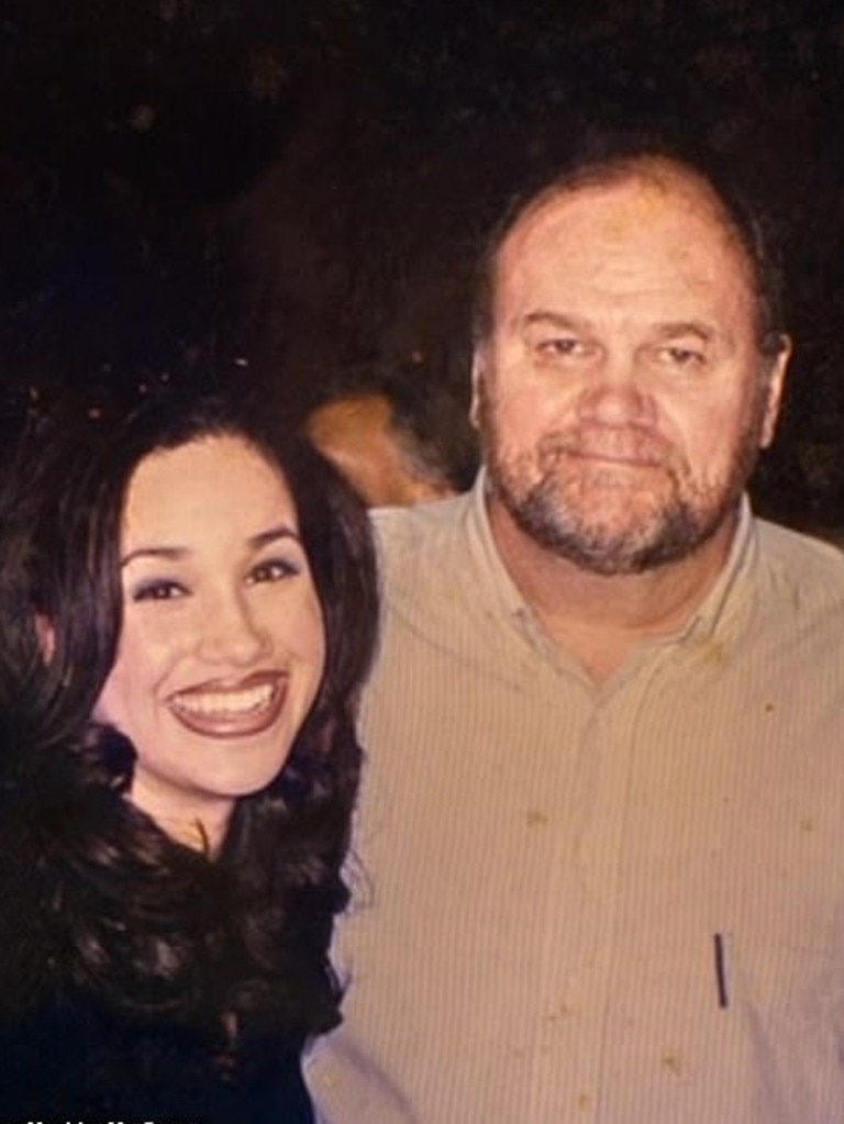 Meghan Markle with her father Thomas Markle, in happier times. Picture: Thomas Markle: My Story.