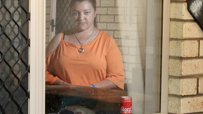 Sam Walklate in her daughter Chloe’s bedroom. A soft drink can 13-year-old Chloe drank out of the night before she took her own life still sits on the windowsill, more than two years later. Mrs Walklate remembers her daughter looking out of the window, soft drink can in hand, smiling. Picture: Liam Kidston.