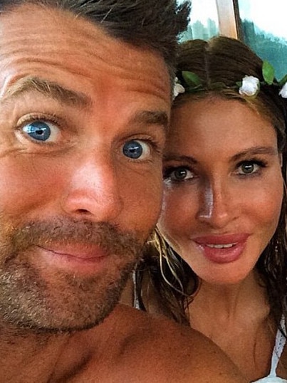 Pete Evans and his wife Nicola Robinson. Picture: Instagram