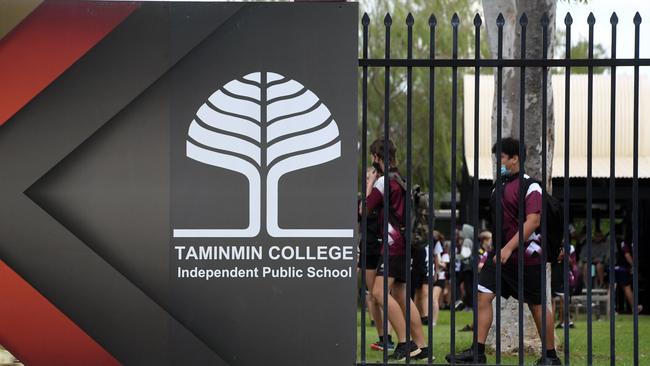 Taminmin College notified parents of an incident that required police in February 2022. Picture: (A)manda Parkinson